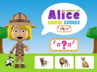 World of Alice   Animal Sounds background