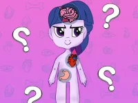 My Little Pony Learning The Body background