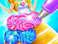 Rainbow Princess Cake Maker background