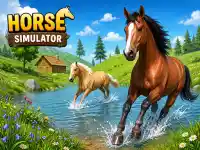 Wild Horse Simulator Racing Games background