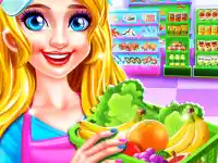 Supermarket Girl Cleanup background