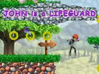 John is a lifeguard background