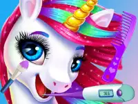 Princess Pony Beauty Makeover: Unicorn Salon background