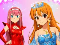 Anime Fashion World Met Gala Magic background