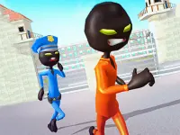 Stickman Prison Escape Story 3D background
