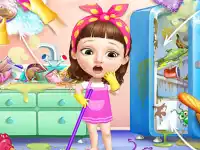 Sweet Baby Girl Summer Cleanup background