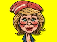 Melania Hat Antistress Game background