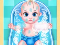 Happyness Mommy Baby Caring background