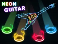 Neon Guitar background
