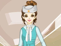 Air Hostess Dress up background
