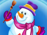 Snowman Dress up background