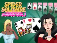 Spider Solitaire : Manga Girls background