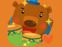 Honey Bear background