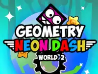 Geometry neon dash world 2 background