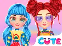Bffs Rainbow Fashion Addict background