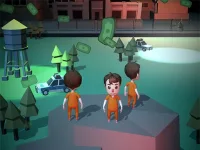 Cartoon Escape Prison background