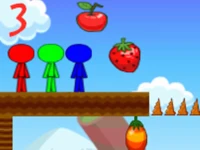 Stickman Bros In Fruit Island 3 background