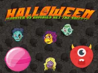 Halloween Moster Vs Zombies background