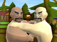 Oil Wrestling background