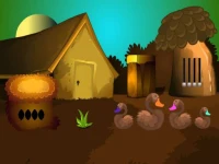 Brown Land Escape background