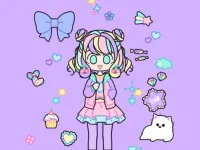 Pastel Girl Dress Up background