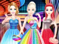 Girls Prom Dress Fashion background