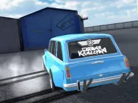 Lada Russian Car Drift background