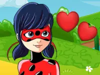 Ladybug Hidden Hearts background