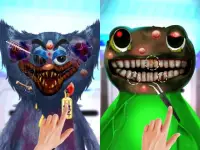 Huggy ASMR Monster Makeover background