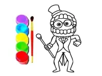 Digital Circus Click and Paint background