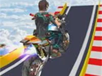 Mega Ramp Stunt Moto Game background