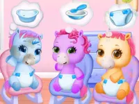Baby Pony Sisters Care background