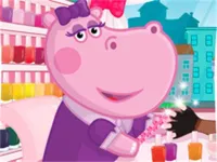 Hippo Manicure Salon Game background