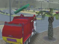 Island Clean Truck Garbage Sim background