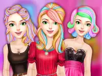 Fashion Dye Hair Design background