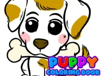 Puppy Coloring Book background