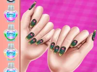 Royal Theme Nail Art DIY background