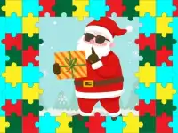 Santa Puzzle For Kids background