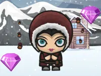 Winter Gemstone background