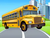 Bus Stop: 2048! background