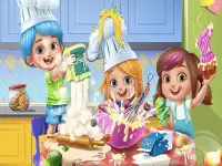 LITTLE GIRLS KITCHEN TIME background