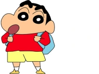 Mr Shinchan Crayon Solving background