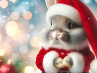 Cute Christmas Animals Jigsaw background