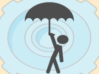 Umbrella Down background