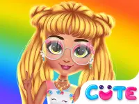 My Cute Unicorn Fashion Dress Up background