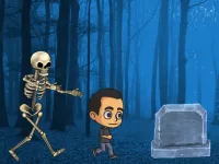 Spooky Forest Run background