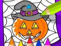 Halloween Coloring Book Game background