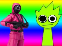 Squid Sprunki Shooter Game 2 background