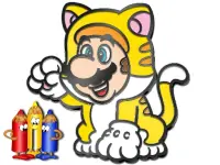 Mario Rush Coloring Book background