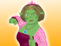 Princess Fiona Dressup background